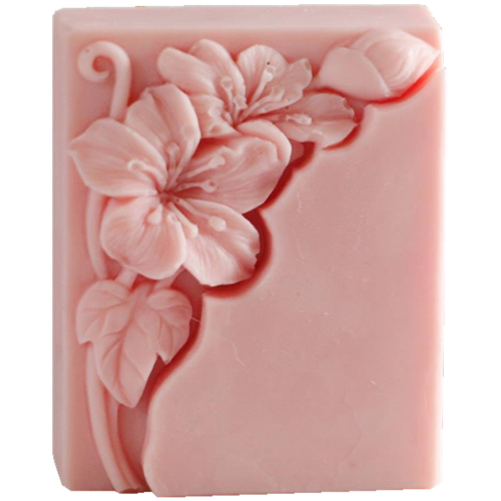 Soap Making Cold Process - かわいい花の石鹸型,長方形,オゾン発生器,冷プロセス石鹸用,アロマレジン,工芸品用