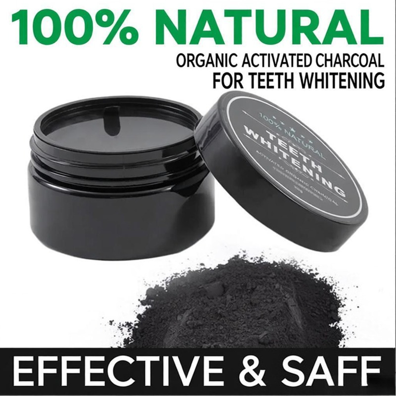 Activated Charcoal Powder - 天然活性炭ココナッツシェル歯のホワイトニングパウダー 30 グラム歯のクリーニング煙の汚れを除去口腔ケア