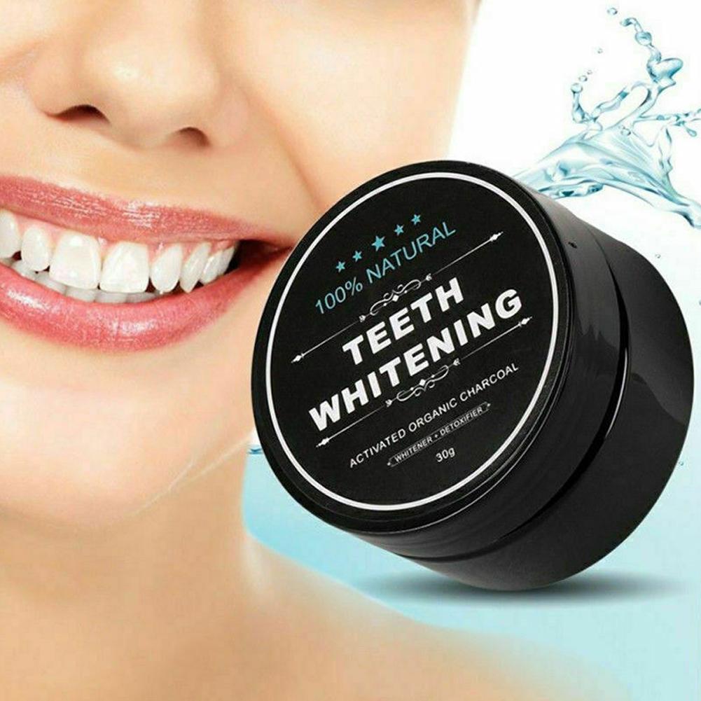 Activated Charcoal Powder - 30 グラム歯のホワイトニングパウダー炭口腔ケア天然歯科クリーニング炭効果的な活性化衛生ホワイトナー口腔 Po Q1R0