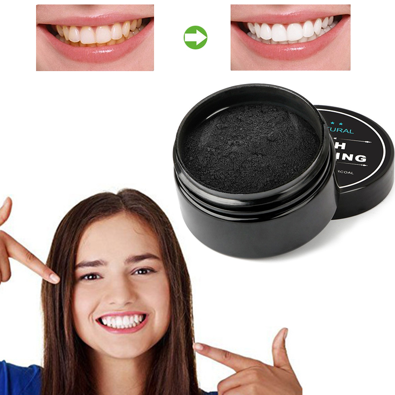 Activated Charcoal Powder - 30グラム美白パウダー歯磨き強力な美白歯粉末木炭口腔衛生ケアクリーニング活性炭粉末