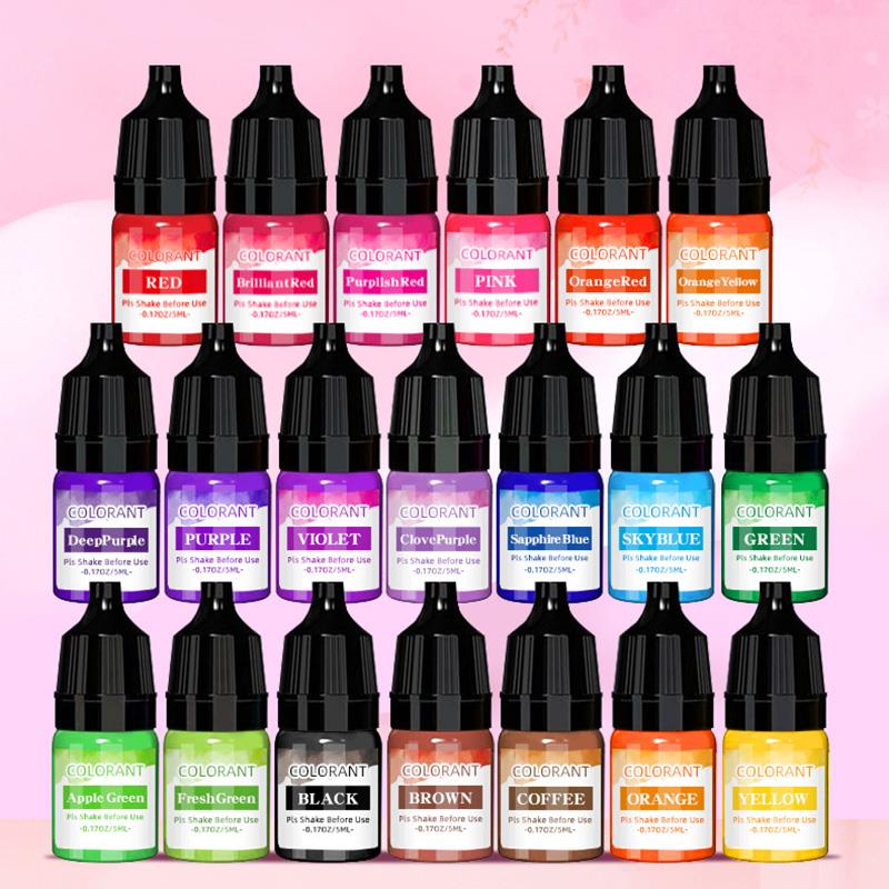 Soap Making Liquid - 5 ミリリットル/ボトルキャンドルワックス顔料着色剤非毒性ソイキャンドルワックス顔料液体染料ソイワックス DIY 石鹸染料キャンドル作成用品