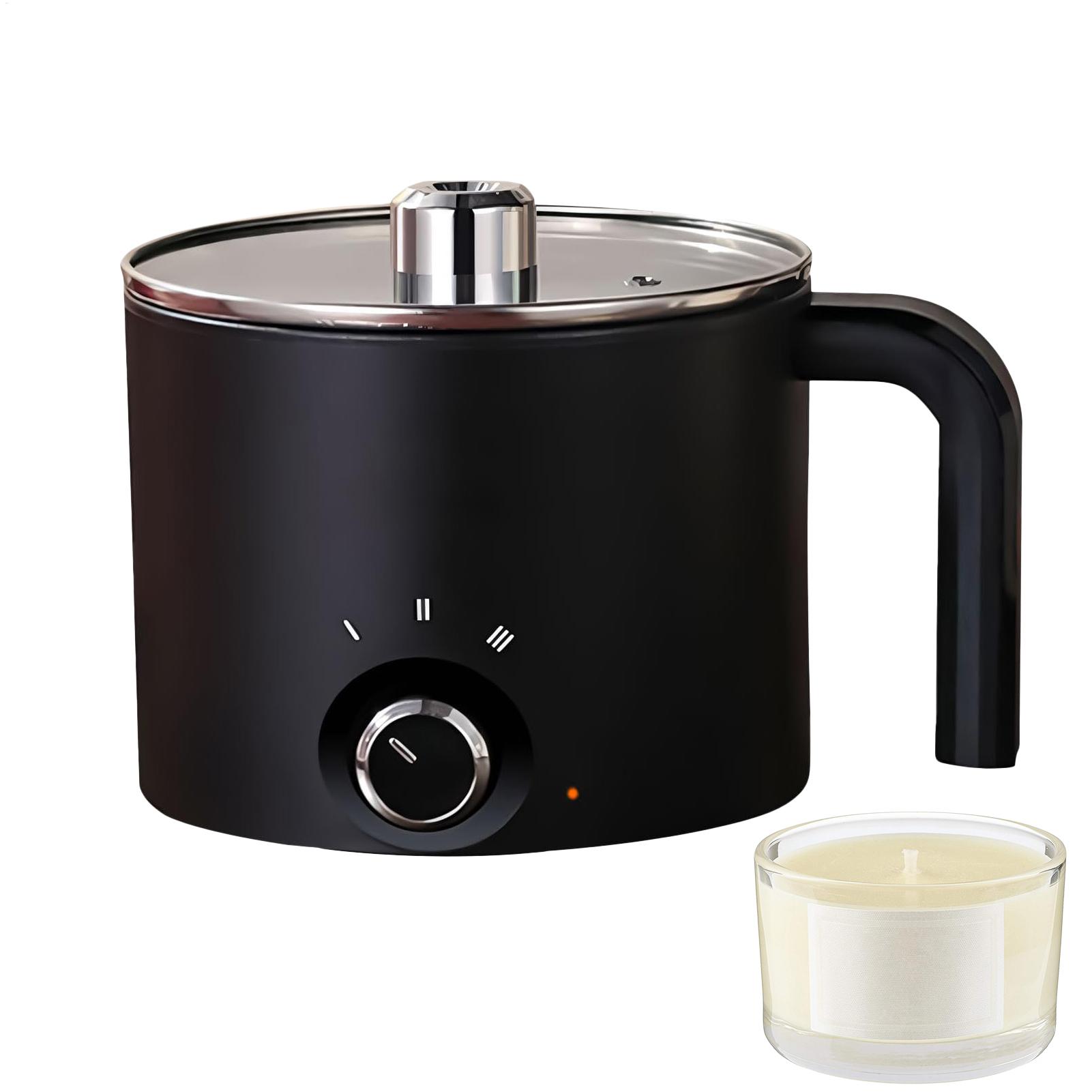 Soap Making Kit - キャンドルワックス溶解ポット 1.5L 大型ステンレス製電気式ノンスティックキャンドル製造ポット 溶解ピッチャー (石鹸、キャンディー、チョコレート用)