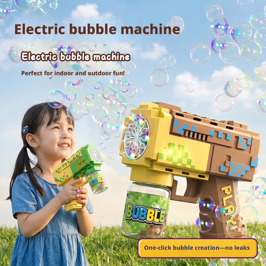 Soap Making Game - 子供用バブルマシンおもちゃ全自動バブルガン自動石鹸ブロワー屋外ゲームおもちゃ子供用ビーチ屋外バブルギフト