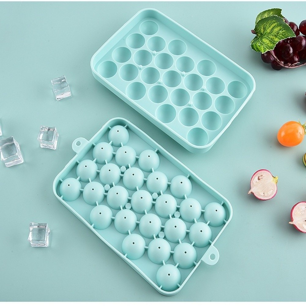 Soap Making Bar - クリエイティブシリコングレープボール型 25グリッド丸型手作り石鹸型 柔軟な再利用可能なアイスキューブ型 バーパーティー用