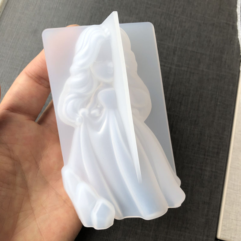 3D かわいいプリンセスシリコーンキャンドルモールド天使の女 - Soap Making Bar のレビューと価格