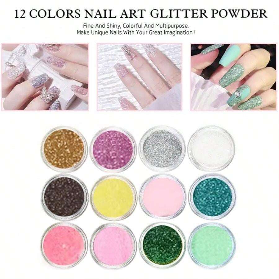 アクリルパウダーネイルキット、ネイルドリルマシン、アクリルリ - Mica Powder Colorant のレビューと価格