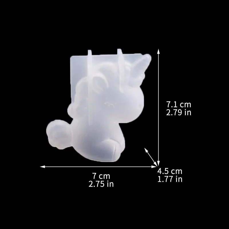 3D 幾何学的なシリコーンユニコーン猫鹿クマ型ソープキャンド - Soap Making Bar のレビューと価格