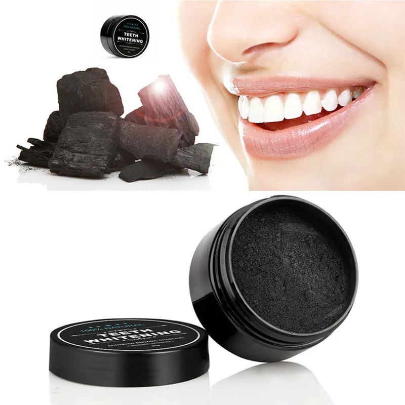 歯のホワイトニングパウダー,口腔洗浄パッキング,竹炭,白,歯 - Activated Charcoal Powder のレビューと価格