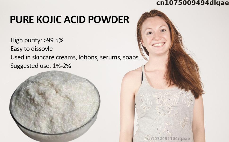 99% 純粋なコウジ酸パウダー美白抗酸化剤石鹸製造用原料化粧 - Soap Making Acid のレビューと価格