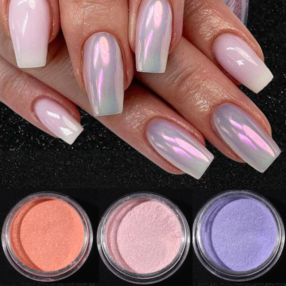 10 個セットネイルマーメイドディッピングパウダーオーロラ効 - Mica Powder Colorant のレビューと価格