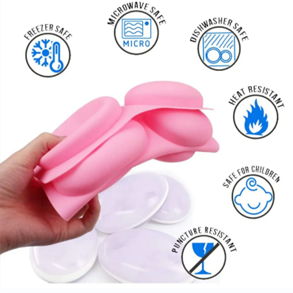 多機能楕円形シリコン石鹸型、6つの空洞、ケーキベーキングパン - Soap Making Ideas のレビューと価格