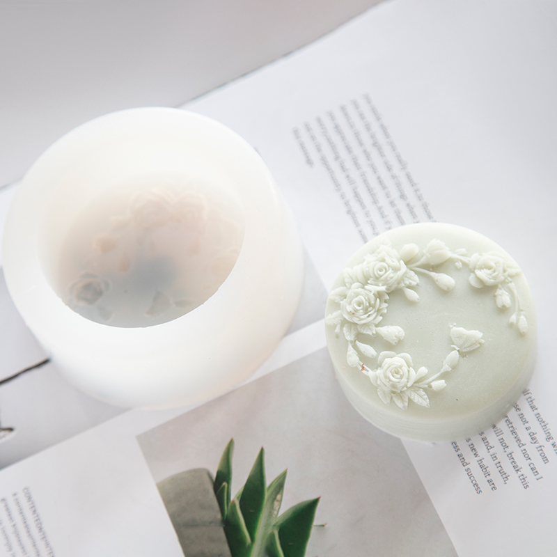 ラウンド形状バラの花手作り石鹸シリコーン型牡丹バラの花石鹸金 - Soap Making Ideas のレビューと価格