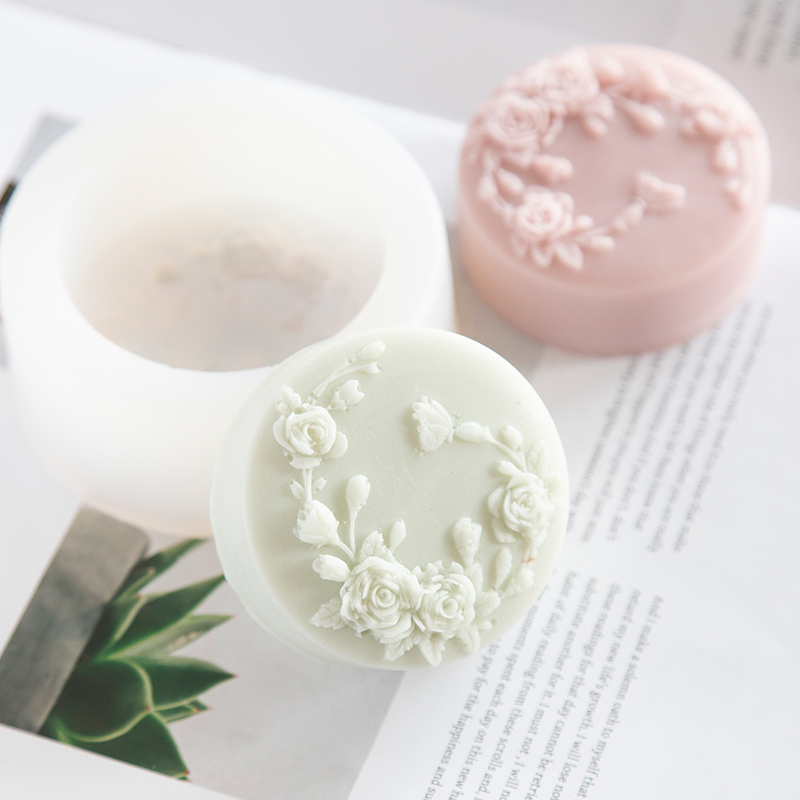 ラウンド形状バラの花手作り石鹸シリコーン型牡丹バラの花石鹸金 - Soap Making Ideas のレビューと価格