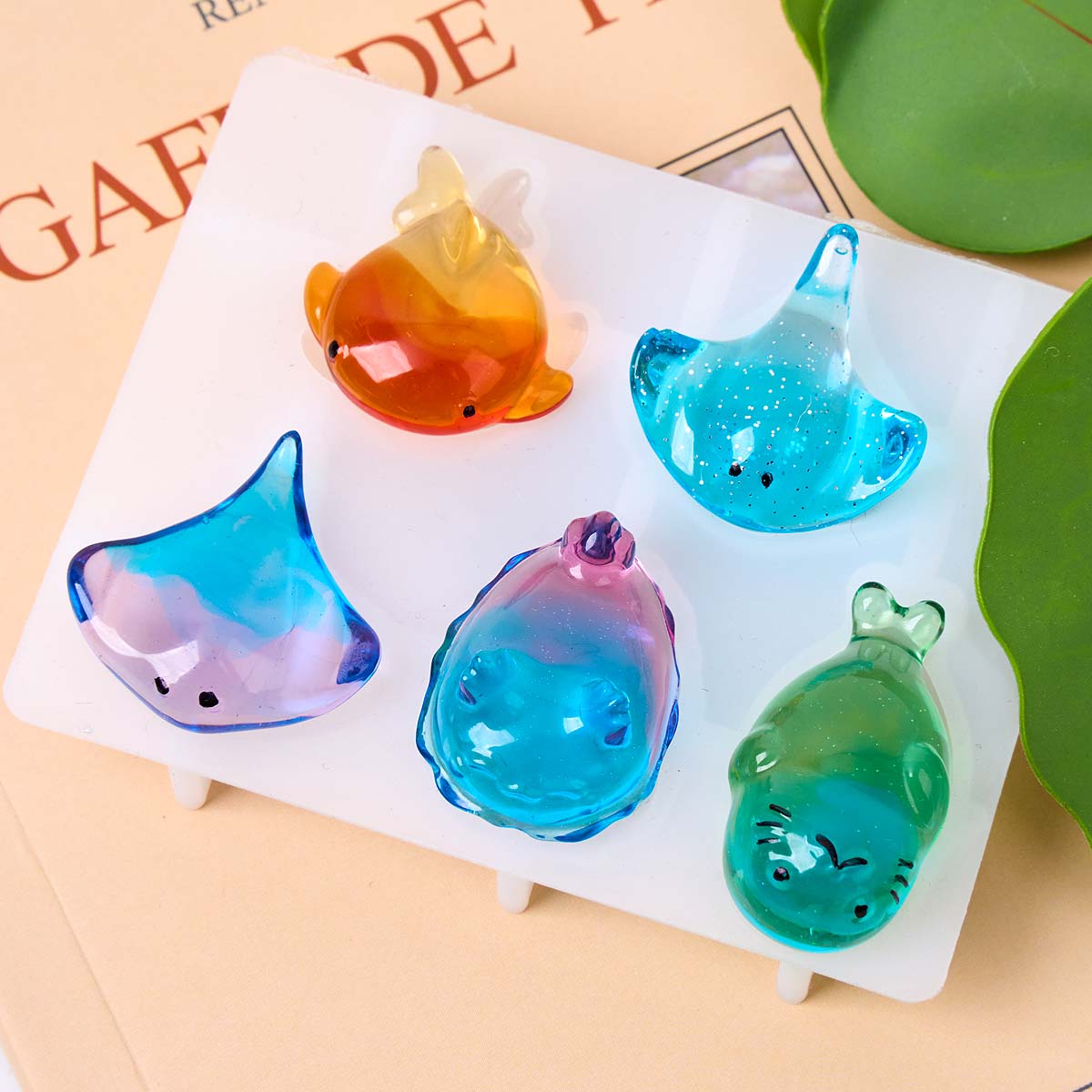 3Dヒーリング可愛いマンタ鯨シリコンモールドDIYキーホルダ - Soap Making Bar のレビューと価格