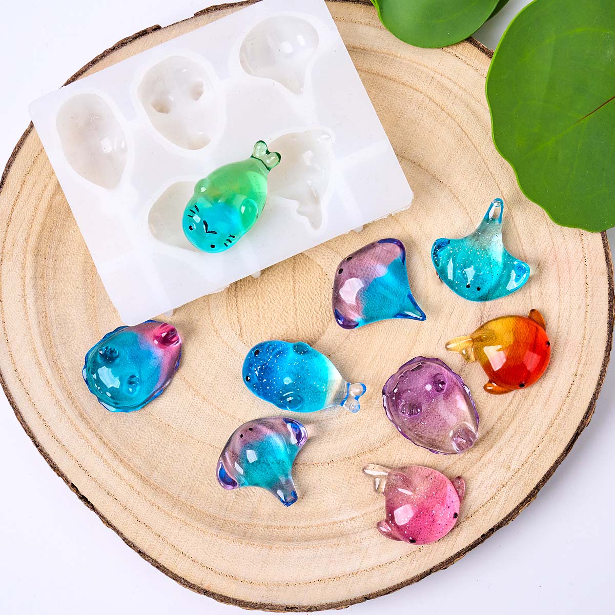 3Dヒーリング可愛いマンタ鯨シリコンモールドDIYキーホルダ - Soap Making Bar のレビューと価格