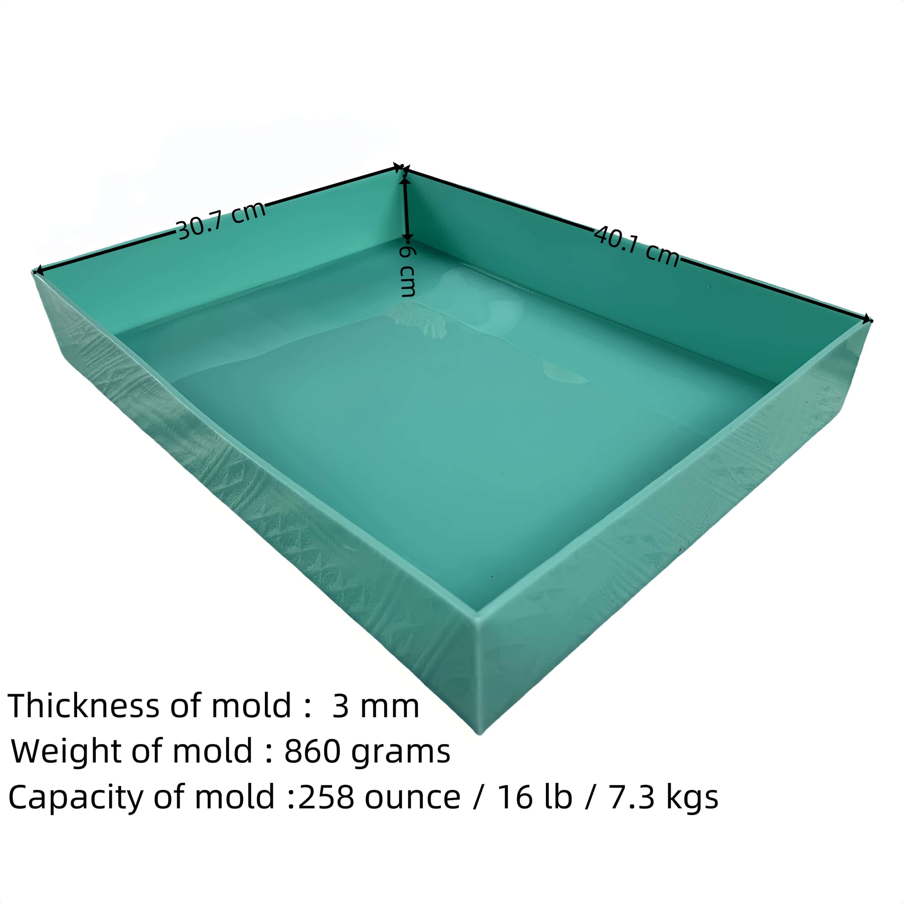 258 オンスのシリコンスラブモールド 石鹸作り用 天然耐久 - Soap Making Ideas のレビューと価格