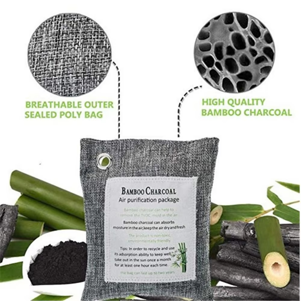 1pc 竹炭バッグ冷蔵庫消臭剤活性炭クローゼットキャビネット - Activated Charcoal Powder のレビューと価格
