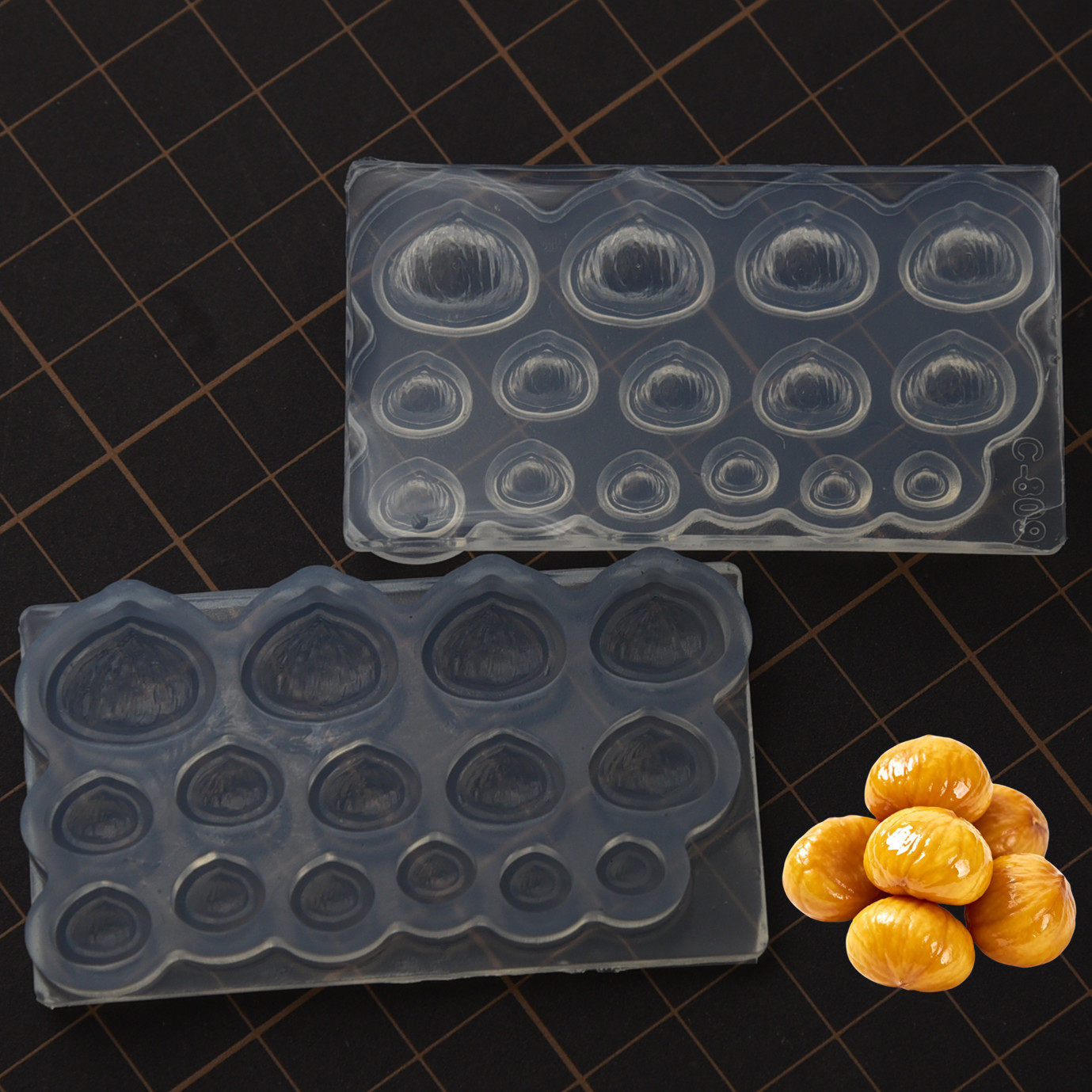 超軽量粘土ミニチュア栗シリコンモールド DIY ポリマー粘土 - Soap Making Game のレビューと価格
