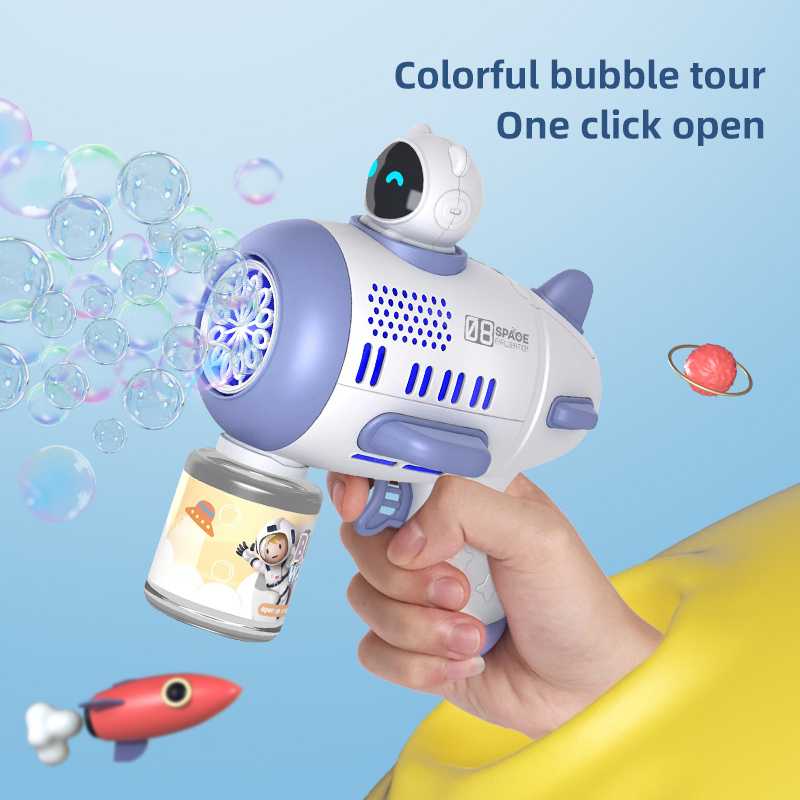 電動バブルガン子供用バブルマシン全自動シャボン玉発生器12穴 - Soap Making Game のレビューと価格