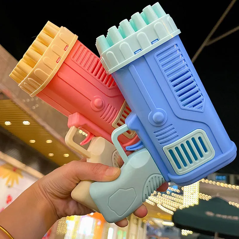 バブルガン子供のおもちゃロケット 32 穴シャボン玉マシンガ - Soap Making Cold Process のレビューと価格