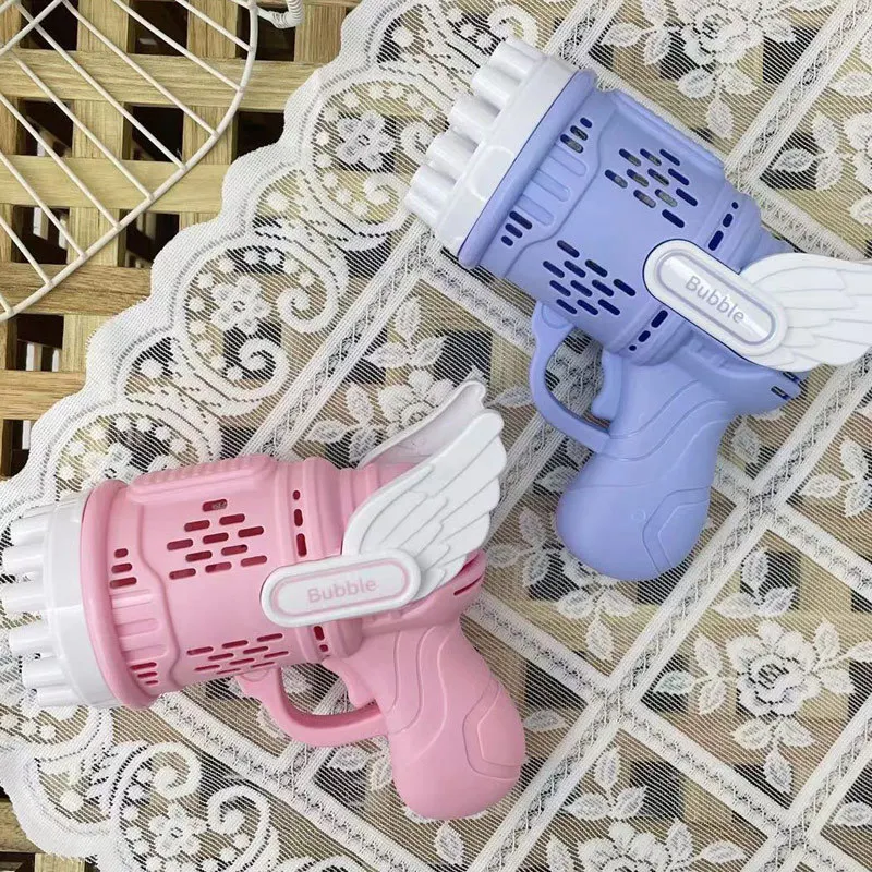 バブルガン子供のおもちゃロケット 32 穴シャボン玉マシンガ - Soap Making Cold Process のレビューと価格