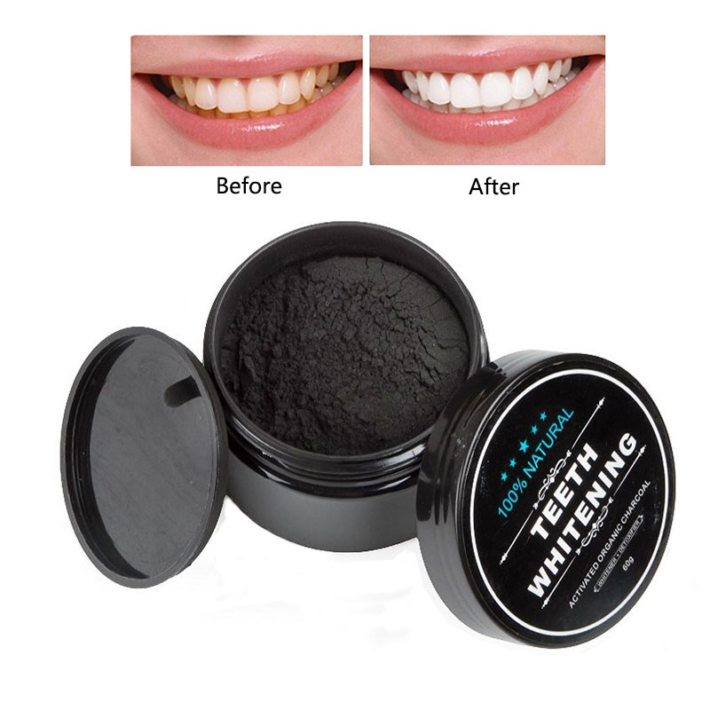 30グラム美白パウダー歯磨き強力な美白歯粉末木炭口腔衛生ケア - Activated Charcoal Powder のレビューと価格