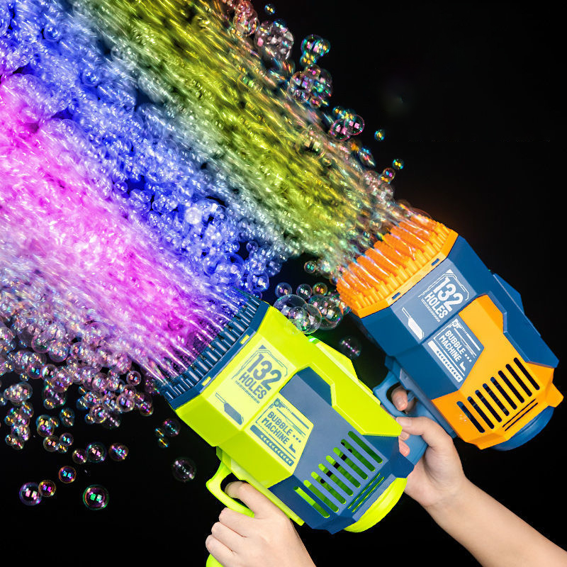 子供のためのシャボン玉ロケットバブルガン,電気シャボン玉機, - Soap Making Cold Process のレビューと価格