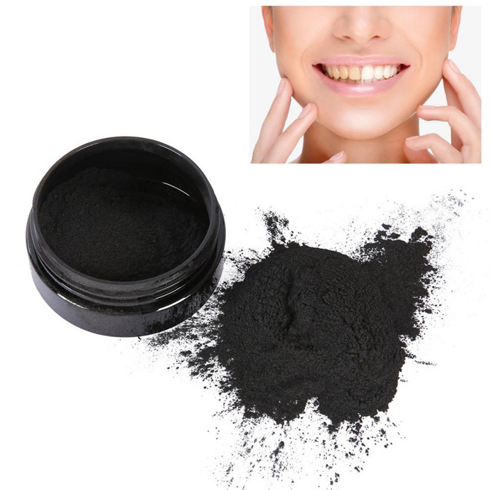 歯のホワイトニングパウダー 天然オーガニック活性竹炭 黄ばみ - Activated Charcoal Powder のレビューと価格