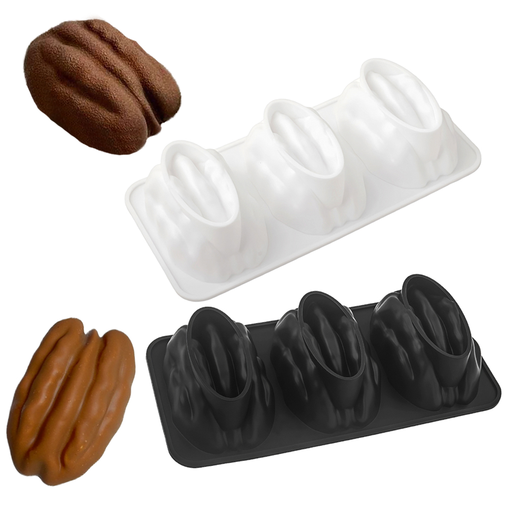 1/3/4/6/12セル ペカンデザイン シリコンケーキ型  - Soap Making Bar のレビューと価格